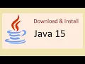 How to Download Install Java 15 on Windows 10