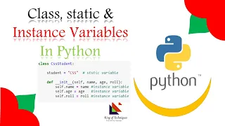 41 - Python Class static and Instance Variables