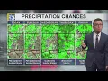 Short-term record heat before more rain
