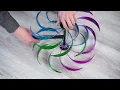 Jaxpety Metal Kinetic Wind Spinners Garden Art Pinwheels Ornaments
