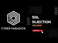 SQL Injection with sqlmap on live target Cyber Paradox