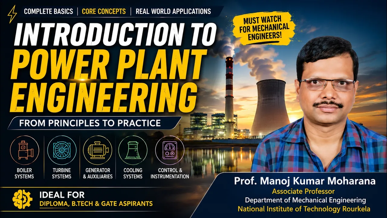 Lec 01 Introduction to Power Plant Engineering