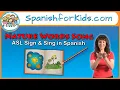 Cuaderno de Colorear Coloring Book - Sign Sing Spanish Songs