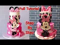Cute Minnie Cake Minnie Mouse Theme Cake Minnie Mouse Cake