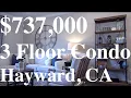 3 Stories Condo 737 000 3 bedrooms 2 5 baths 2 car garage 1 823 square feet