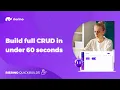 Build Full CRUD in Under 60 Seconds with Rierino
