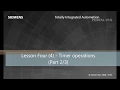PLC programming tutorial TIA Portal - 4 Timer operations Part