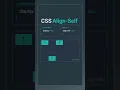 The align-self property in Flexbox