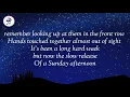 Brett Eldredge - Sunday Drive (Lyric Video)