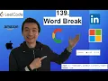 LeetCode 139 Word Break - Interview Prep Ep 79