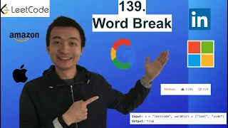 LeetCode 139 Word Break - Interview Prep Ep 79