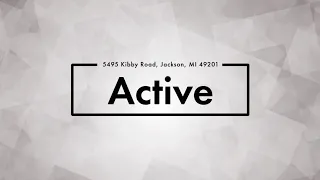 Active in 5495 Kibby Road Jackson MI 49201 Contact me for a showing