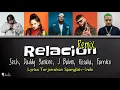 Sech, Daddy Yankee, J Balvin, Rosalia, Farruko - Relacion (Remix) | Letra/Lyrics Sub Spanglish-Indo