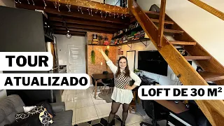 KITNET estilo LOFT | Mostrei PROJETO e Quanto CUSTOU | Mostrei TUDO nos 30 m²