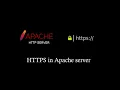 Setup HTTPS in Apache server