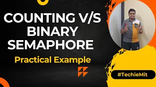 Binary Counting semaphore in java MultiThreading Practical