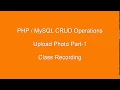 PHP MySQL Image Uploading Part-1