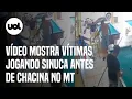 Chacina de Sinop: Vídeo mostra vítimas jogando sinuca antes de ação de assassinos