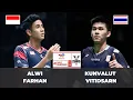 Download Lagu EPIC MATCH! Alwi Farhan (INA) vs Kunvalut Vitidsarn (THA) - Kejuaraan Dunia Badminton 2025