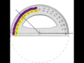 Measuring angles using protractors