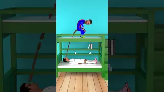 ميسي يوقظ رونالدو بأسوأ طريقة     دندنها
