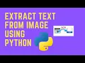 How To Extract Text From an Image with Python