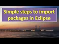 import java packages in Eclipse