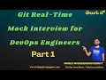 Git Real-Time Mock Interview Part 1 for DevOps Engineers in Telugu Telugu Telugu DevOps Guru