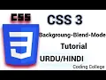 CSS Background Blend Mode Property Class 26th Coding college