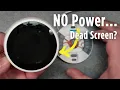 Google Nest DOES NOT Stay ON Flashing Dead Black Screen QUICK FIX Learning Thermostat 3rd Gen