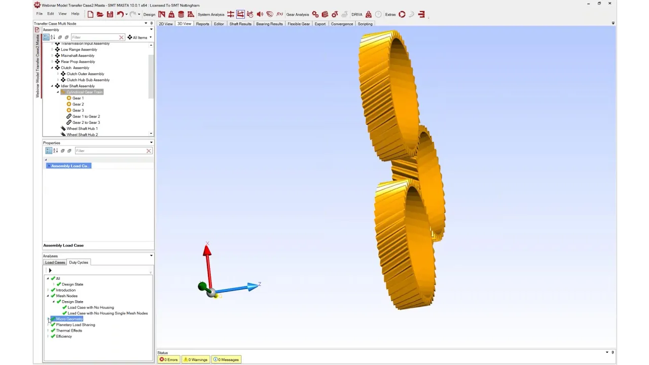 MASTA Webinar Series | System Deflection Analysis