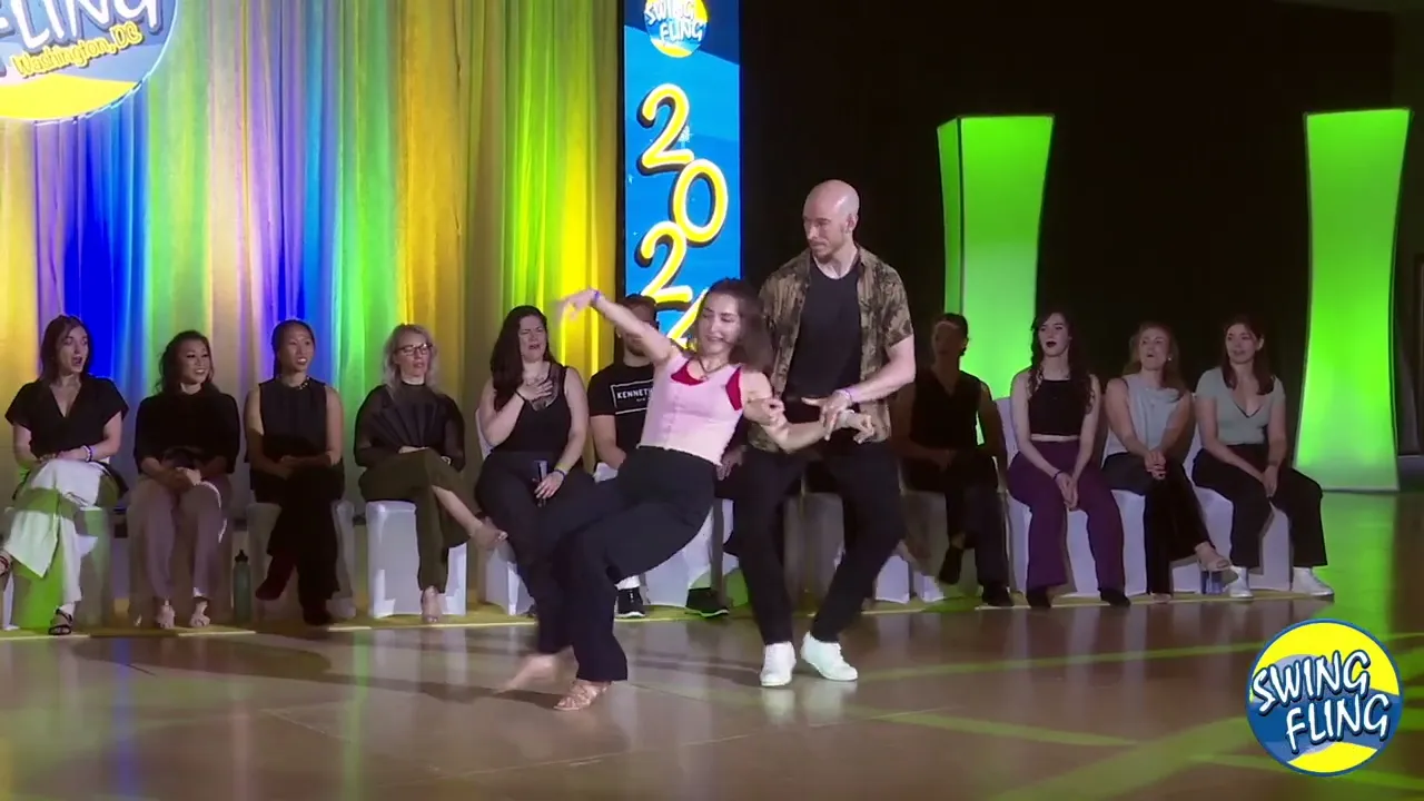 Swing Fling 2024 Intermediate Jack & Jill Brett Rhyne & Tatiana Doldonova