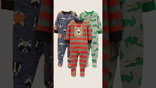 Carter s Toddlers and Baby Boys Loose-Fit Flame Resistant Fleece Footed Pajamas Pack of 3