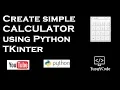 How to code your own Calculator using Python - Tkinter yusy4code