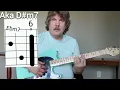 A Dream with a baseball player by Faye Webster guitar Lesson Tutorial and How to play chords