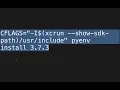 Solved python pyenv - zlib not available error mac
