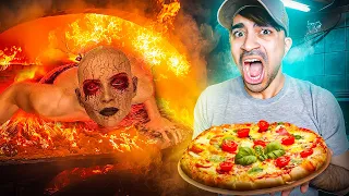 لازم اطبخ بيتزا في مطعم مسكون 