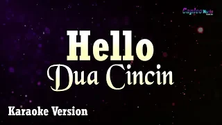 hello dua cincin karaoke version 