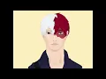 Shoto Todoroki winking -