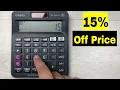 Easy Way to Calculate 15 Percent Off a Price on Calculator under 2 minutes