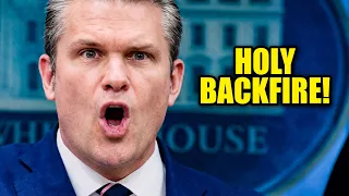 hegseth shut down as his own faith messaging turns against him