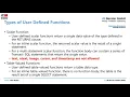 Uwe Ricken on User Defined functions