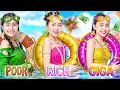 Download Lagu Poor Vs Rich Vs Giga Rich Girl In Pool Party! Thief Pretends To Be Rich To Ruin The Party!