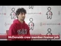 McDonalds Crew Memeber Trainer Job
