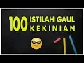 Download Lagu 100 Istilah dan Singkatan Kata Gaul Kekinian - Part 2