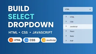 Build a Dynamic Select Dropdown Using HTML CSS JavaScript Full Step-by-Step Tutorial 2025