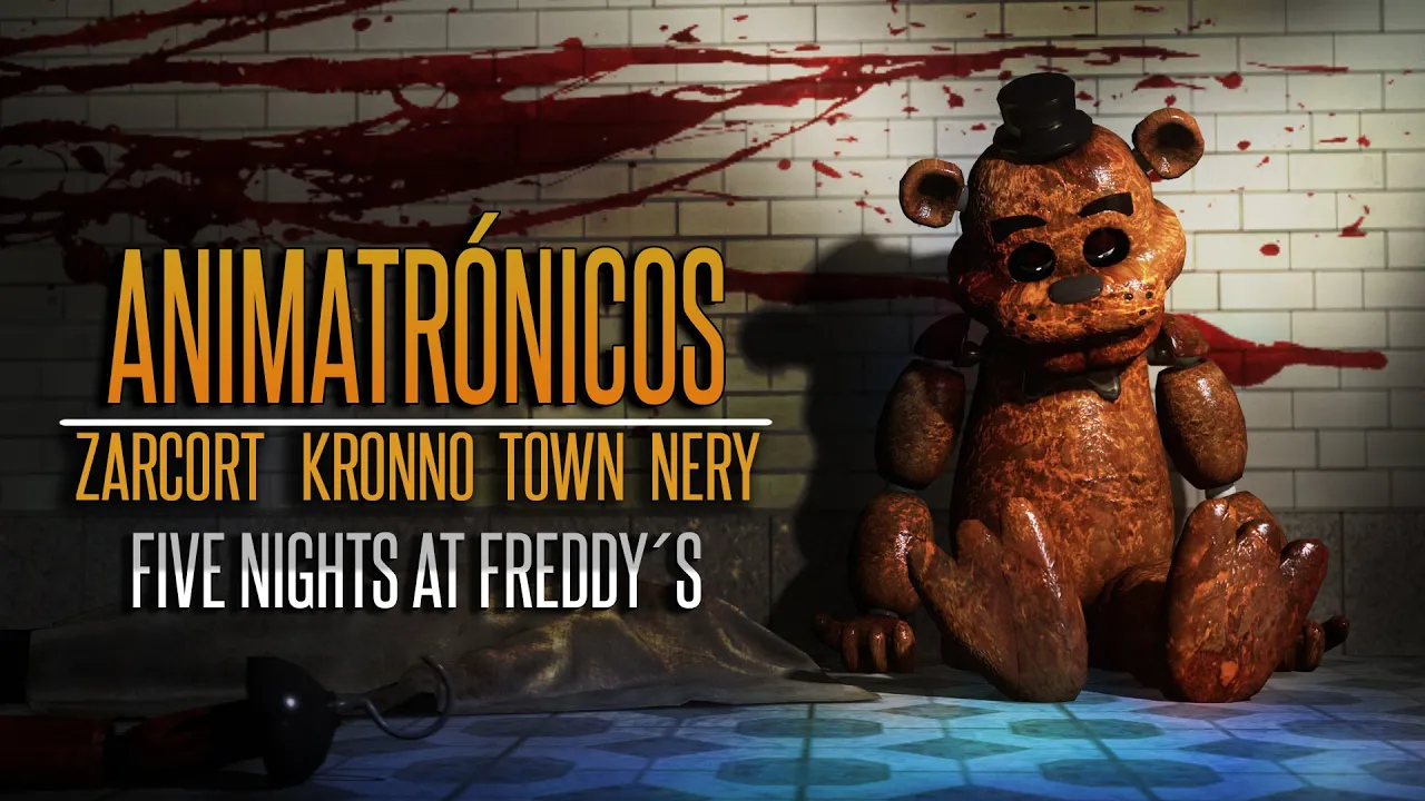 ANIMATRÓNICOS FNAF RAP | Kronno Zomber, Zarcort, Town, Nery Godoy (Prod. Sabioprods) (Video Oficial)