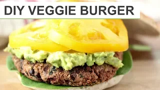Veggie Burger Recipe | Indian Style Veg Aloo Tikki Burger Recipe. 