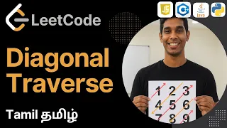 Diagonal Traverse Leetcode Tamil POTD 25th Aug LeetCode 498