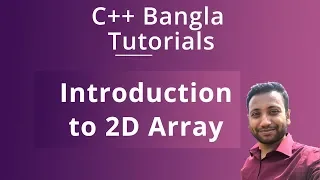 C Bangla Tutorials 48 Introduction to 2D Array